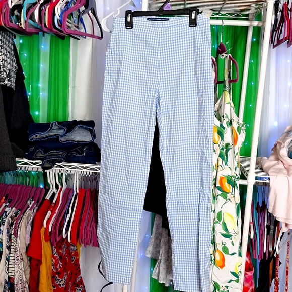 Ralph Lauren Pants - RALPH LAUREN SPORT SIZE 2 BLUE AND WHITE PANTS